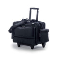 Hopkins Medical Products Rolling Med Bag with EZ-View: Waterproof, Ultimate Mobility for Healthcare Pros, 39.5' Handle, 16' x 3' x 12', Black