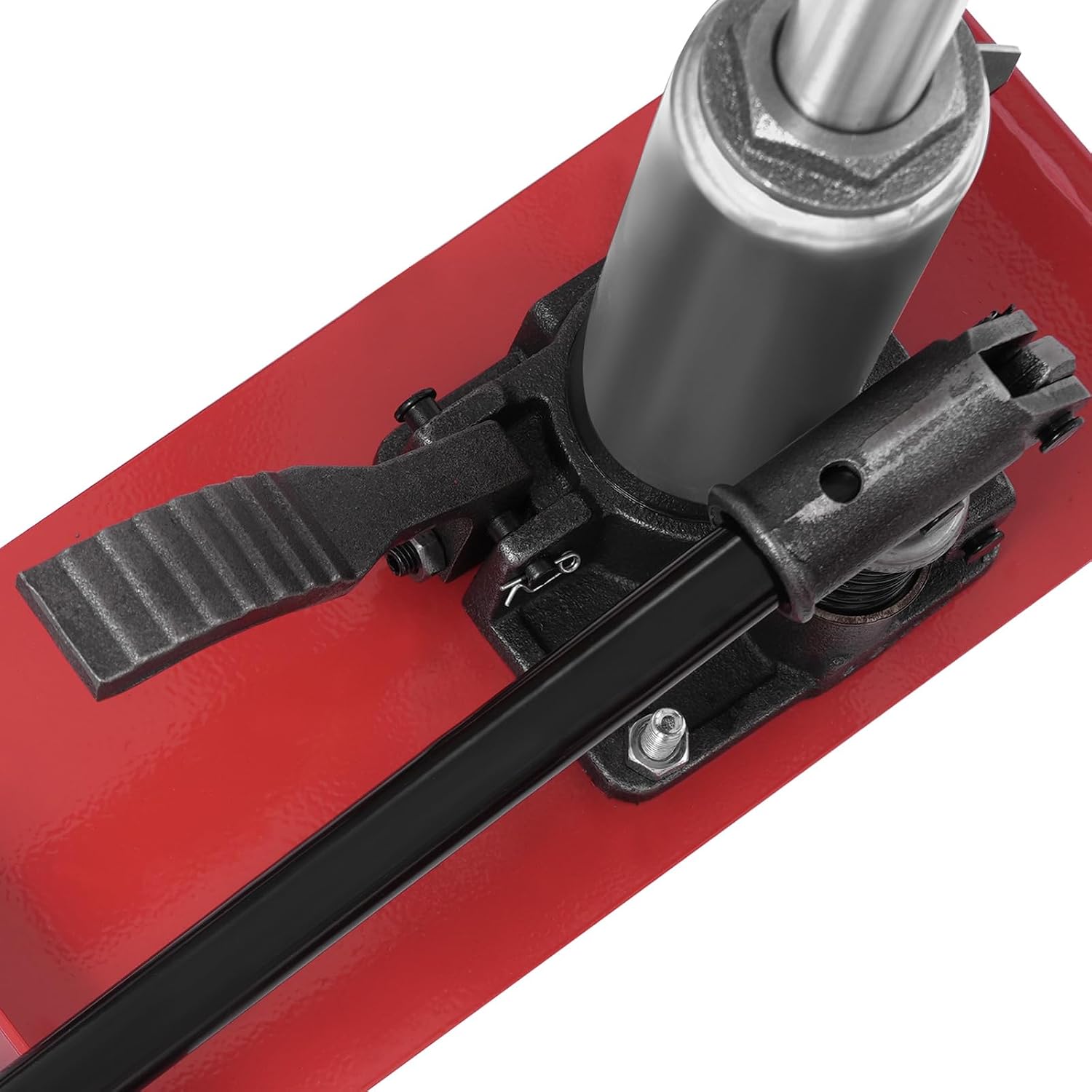 Lawn Mower Lift Jack 500 Lbs Weight Capacity Hydraulic Cylinder Lift Jack with 17.5-24 in Lift Height for Riding Tractors and Zero Turn Lawn Mowers Maintenance and Repair