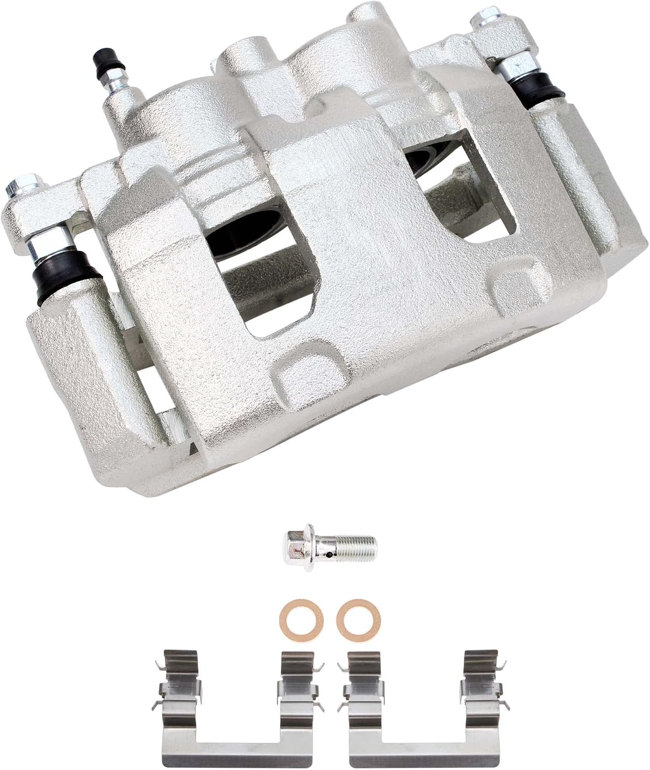Detroit Axle - Front Brake Kit for 2006-2013 Chevrolet Impala Monte Carlo Buick Lucerne Disc Brake Rotors Ceramic Brakes Pads Brake Calipers Replacement