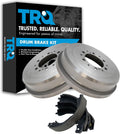 TRQ Rear Brake Drum Shoe Kit with 6 Lug Wheels | for 1987-2000 Toyota 4Runner 1987-1995 Toyota Pickup +3 more 4WD RWD with 1/2 Ton Chassis with 6 Lug Wheels