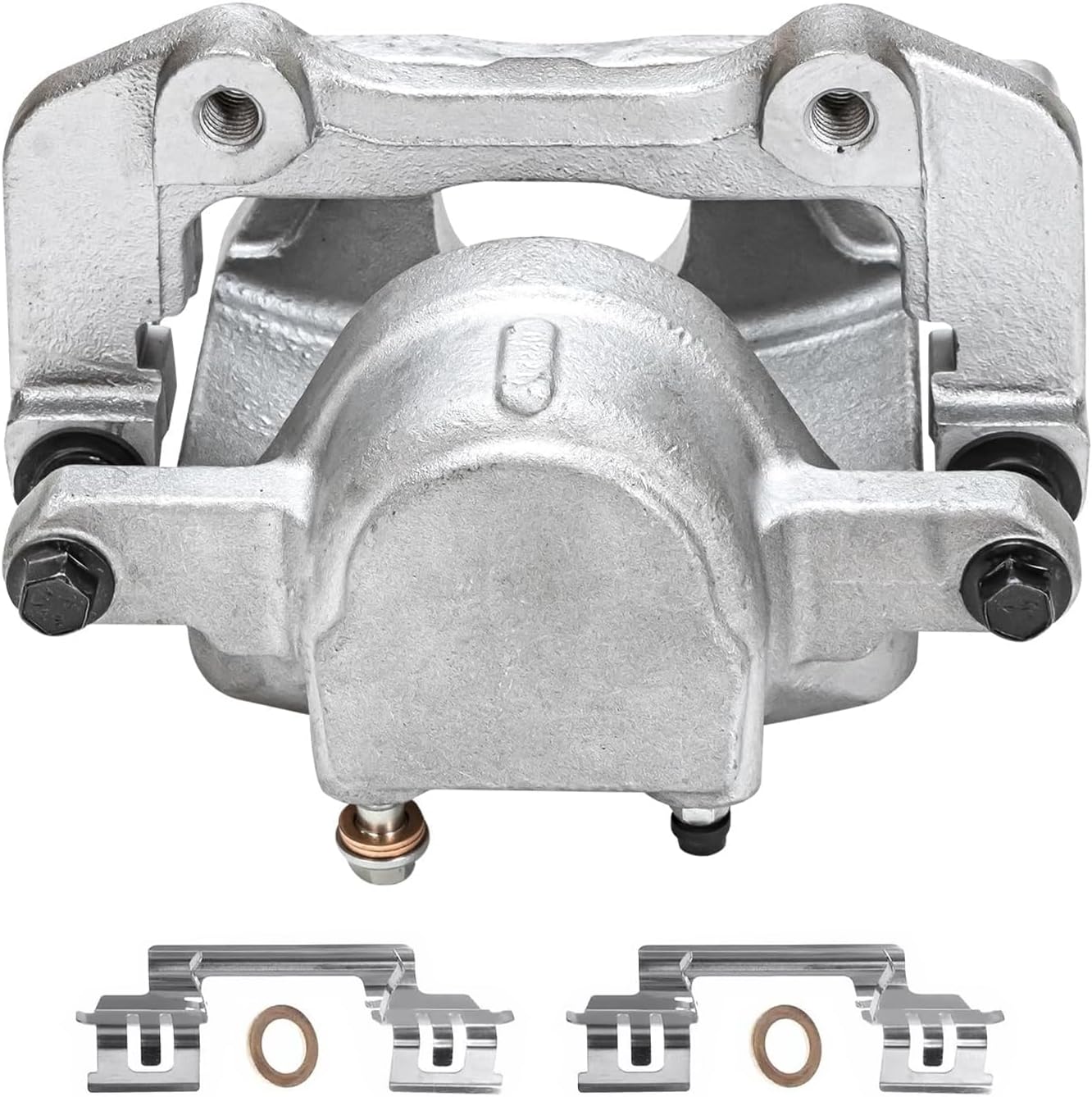 Detroit Axle - 2pc Front Brake Calipers for Dodge Challenger Charger Magnum Chrysler 300 Disc Brake Calipers with Brackets Replacement Brake Calipers Assembly