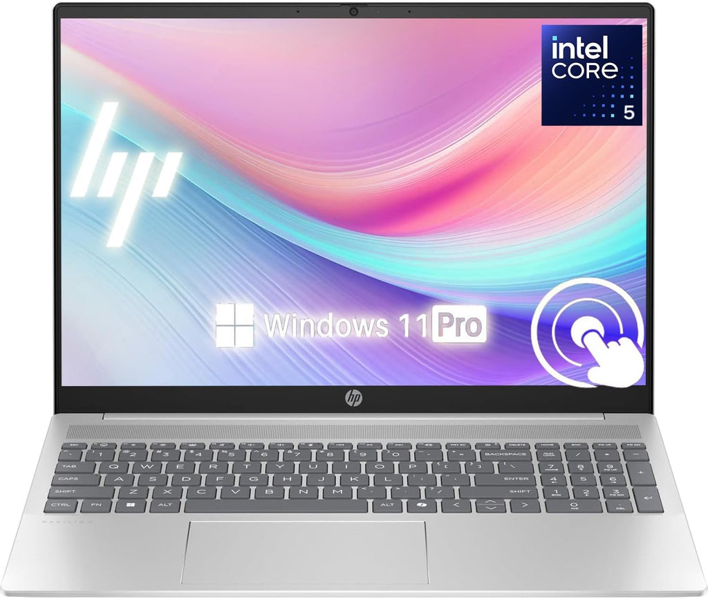 HP Pavilion 16' WUXGA (1920 x 1200) Touchscreen Laptop Computer | Intel Core 5 120U | 16GB RAM - 1TB PCIe SSD | Backlit Keyboard | Wi-Fi 6 | HDMI 2.1 | Numeric Keypad | Windows 11 Pro