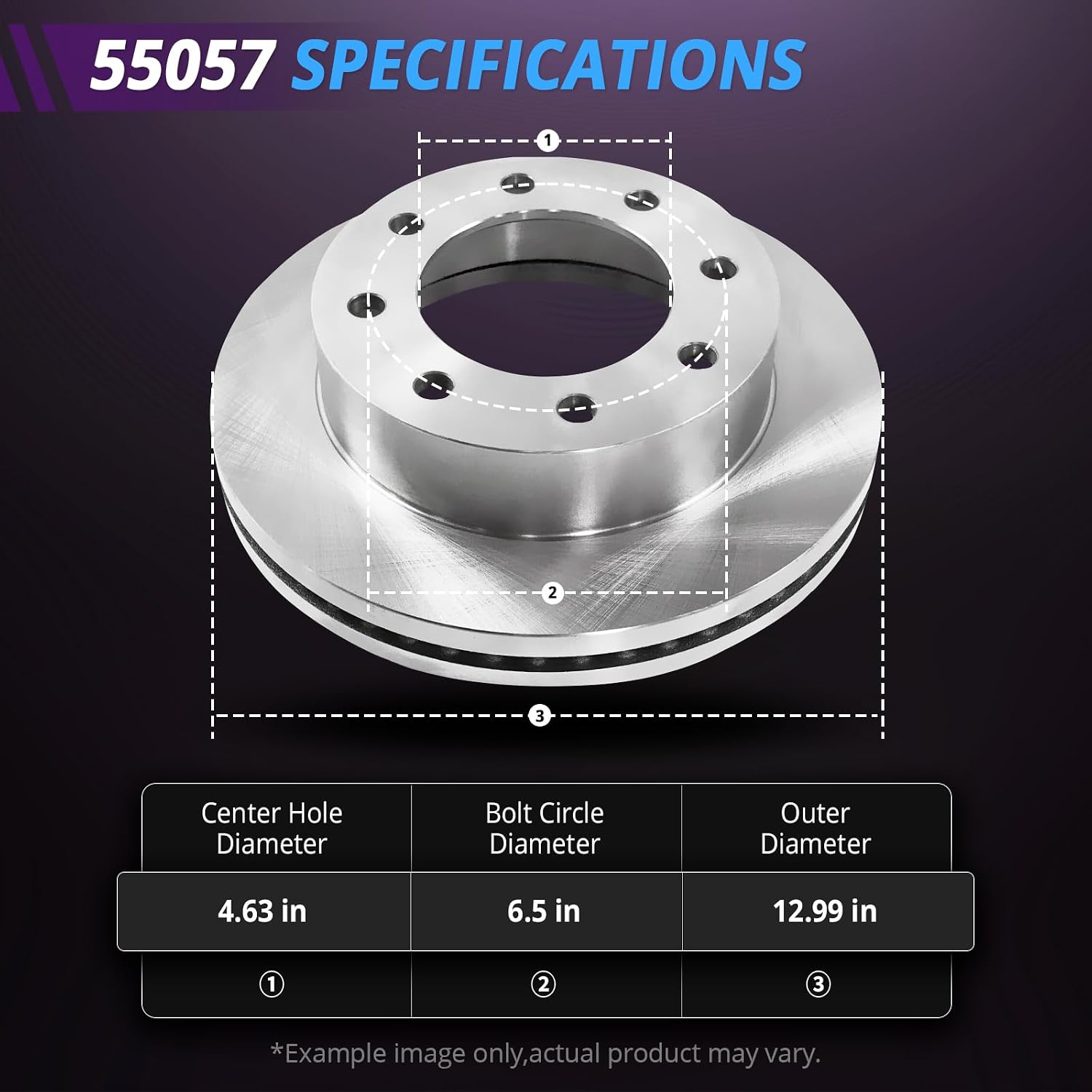 12.99' Rear Brake Kit Replacement for Chevy Silverado 2500 1999 2000 2001 2002 2003 2004, for Chevy Suburban GMC Sierra Yukon XL 1500 2500 HD Brakes and Rotors, Ceramic Brakes