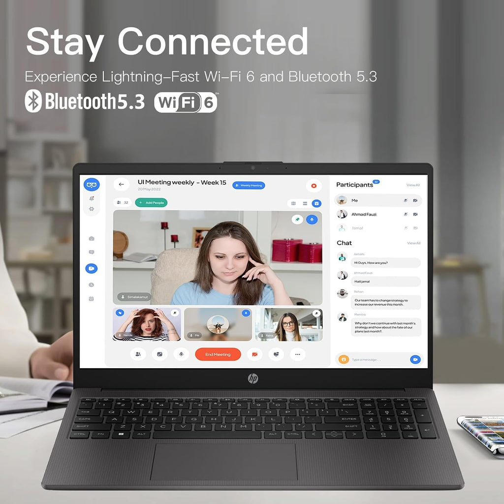 HP 250R-G9 Flagship Business Laptop - w/AI Copilot & Free CD/DVD Drive - 15.6' Full HD - i3 1315U (Beat Intel i5-1235U) - Wi-Fi 6 -Win 11 Pro w/w/Redragon Bundle (32GB RAM | 1TB SSD)