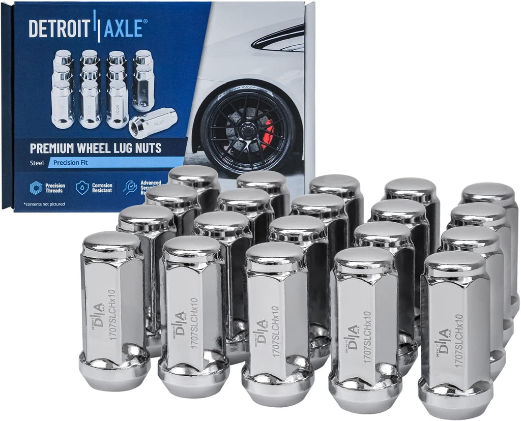Detroit Axle - Brake Kit for Pontiac G6 Chevrolet Malibu HHR Saturn Aura, 11.65'' inch Front and 10.64'' inch Rear Disc Brake Rotors Wheel Bearings & Hubs Wheel Lug Nuts Replacement