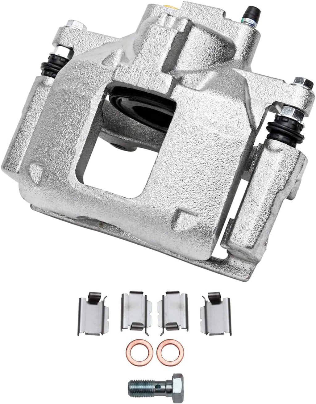 Detroit Axle - Front 2pc Brake Calipers for 09-12 Dodge Journey, 2 Disc Brake Calipers 2009 2010 2011 2012 Replacement