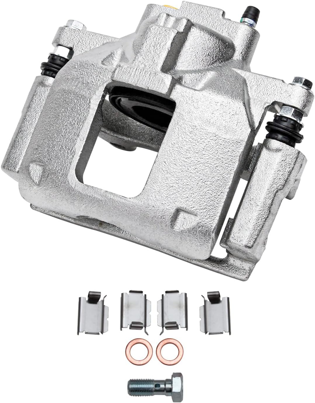 Detroit Axle - Front 2pc Brake Calipers for 09-12 Dodge Journey, 2 Disc Brake Calipers 2009 2010 2011 2012 Replacement