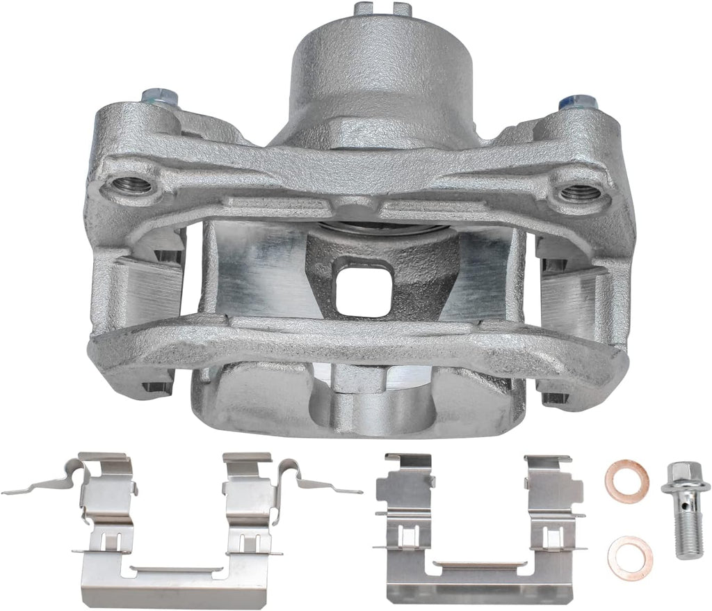 Detroit Axle - Front Brake Kit for 07-10 Nissan Altima, 11.65'' inch Disc Brake Rotors Ceramic Brake Pads Brake Caliper 2007 2008 2009 2010 Replacement