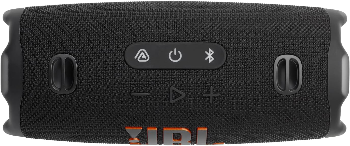JBL Charge 6 - Portable Waterproof & Drop-Proof Bluetooth Speaker, Bold JBL Pro Sound with AI Sound Boost, 28Hrs of Playtime, Built-in powerbank & Comes with a Sturdy/Removable Carrying Strap (Black)