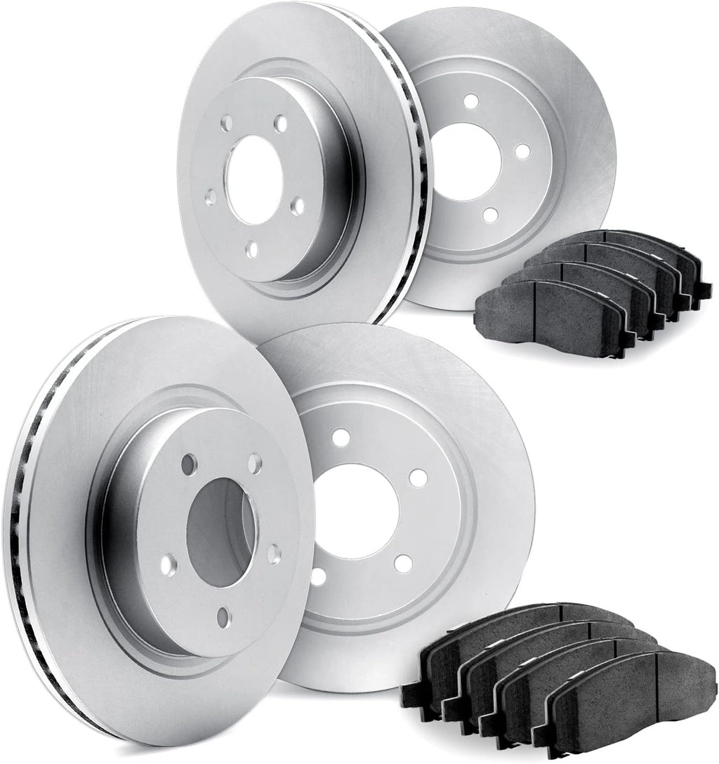 Dynamic Friction Company Front and Rear Brake Kit Fits 2010-2015 Chevrolet Camaro SS| Ultimate Duty Performance Brake Pads and Blank Brake Rotors| 14.0' Front & 14.4' Rear