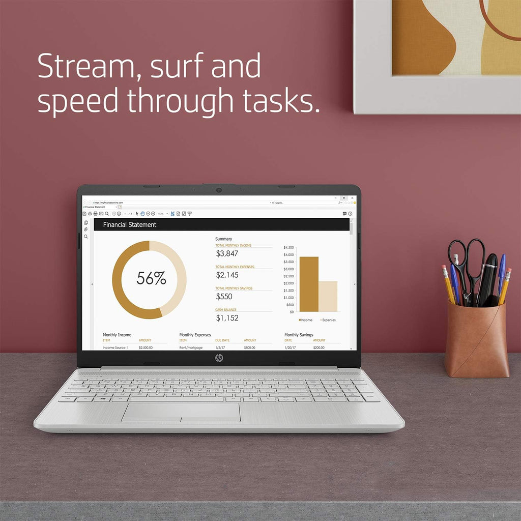 HP Pavilion 15.6' FHD Laptop (2022 Latest Model), AMD Ryzen 5 5500U (Beats i7-11370H), 16GB RAM, 1TB PCIe NVMe M.2 SSD, Thin & Portable, Micro-Edge & Anti-Glare Screen, Long Battery Life, Windows 11