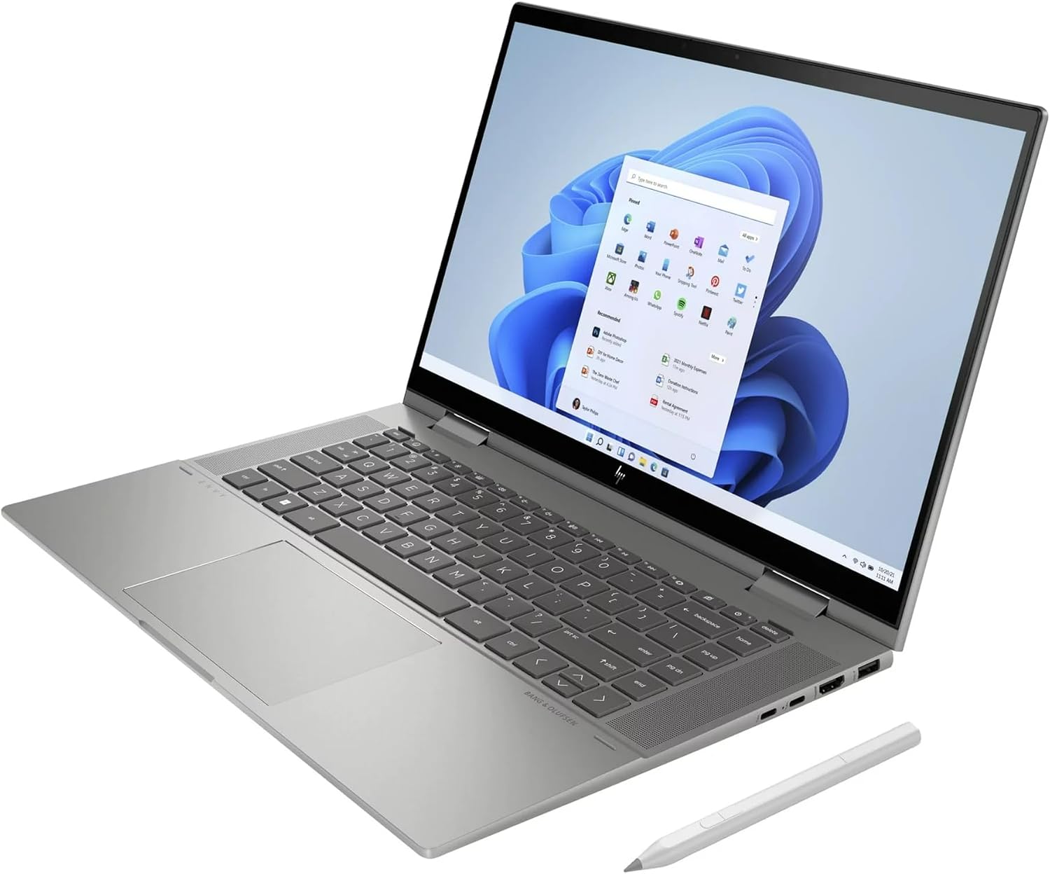 HP 2024 Laptop | Envy x360 2-in-1 | 15.6' 1920 x 1080 Touch IPS | Intel-12 Core Ultra 7 155U | 32GB DDR5 | 1TB SSD | Windows 10 Home | Wi-Fi 6E - BT 5.3 - Backlit KB - 5MP IR Camera - Platinum Grey
