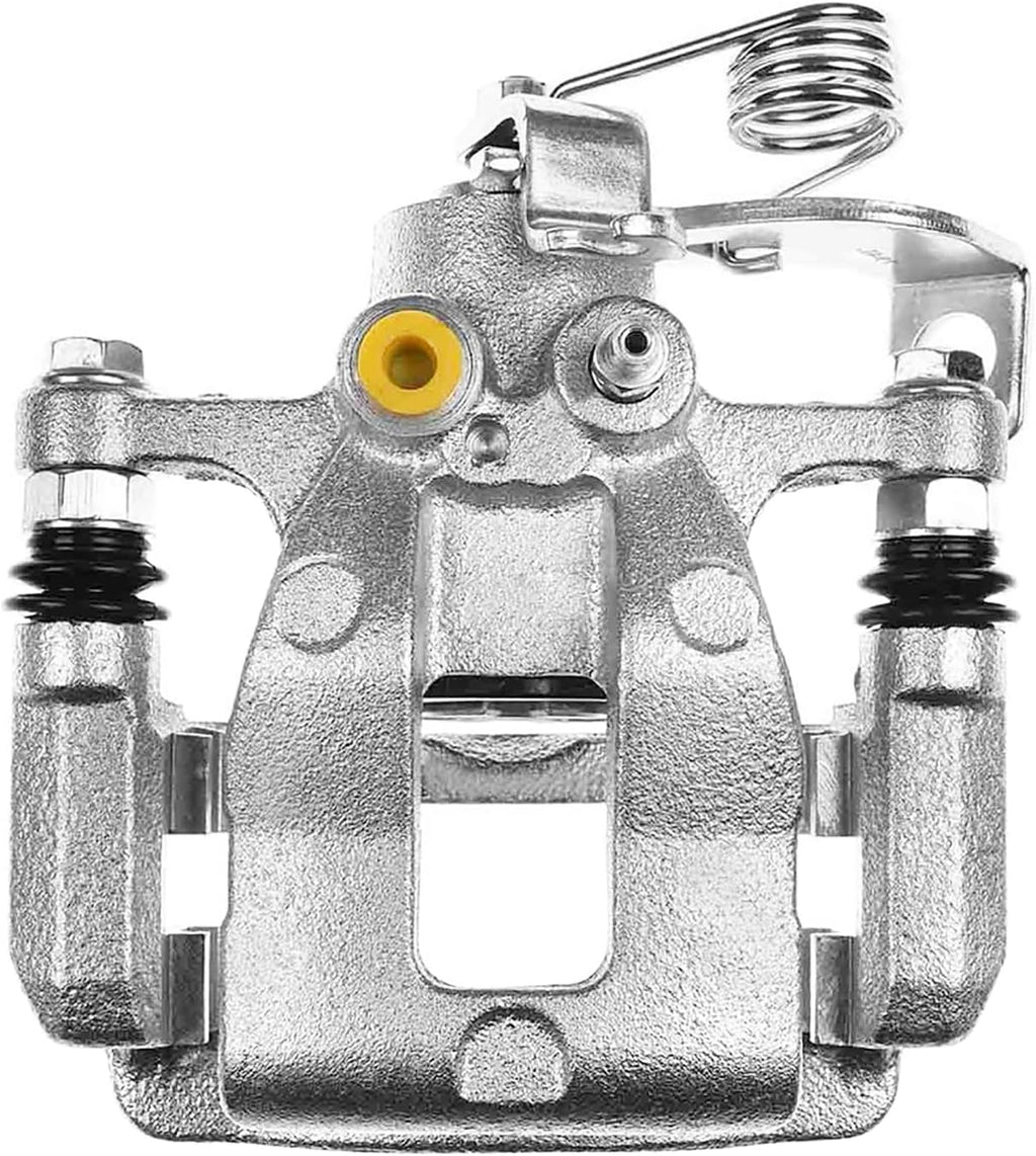 Detroit Axle - 2pc Rear Brake Calipers for 2012-2017 Kia Rio Disc Brake Calipers with Brackets 2013 2014 2015 2016 Replacement