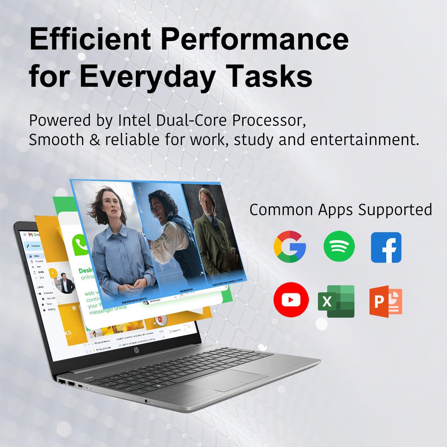 HP New 15.6' FHD Laptop Computer | Intel High-Performance CPU | 16GB RAM | 1TB SSD | Wi-Fi 6 & HD Webcam | Long Battery Life | Windows 11 Pro | Portable Notebook for Study, Work, Entertainment