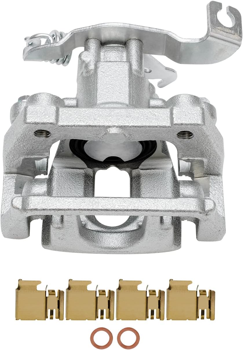 Detroit Axle - Rear Brake Kit for Ford Taurus Five Hundred Freestyle Mercury Montego Sable Disc Brake Rotors Brake Calipers w/Brackets Ceramic Brakes Pads Replacement