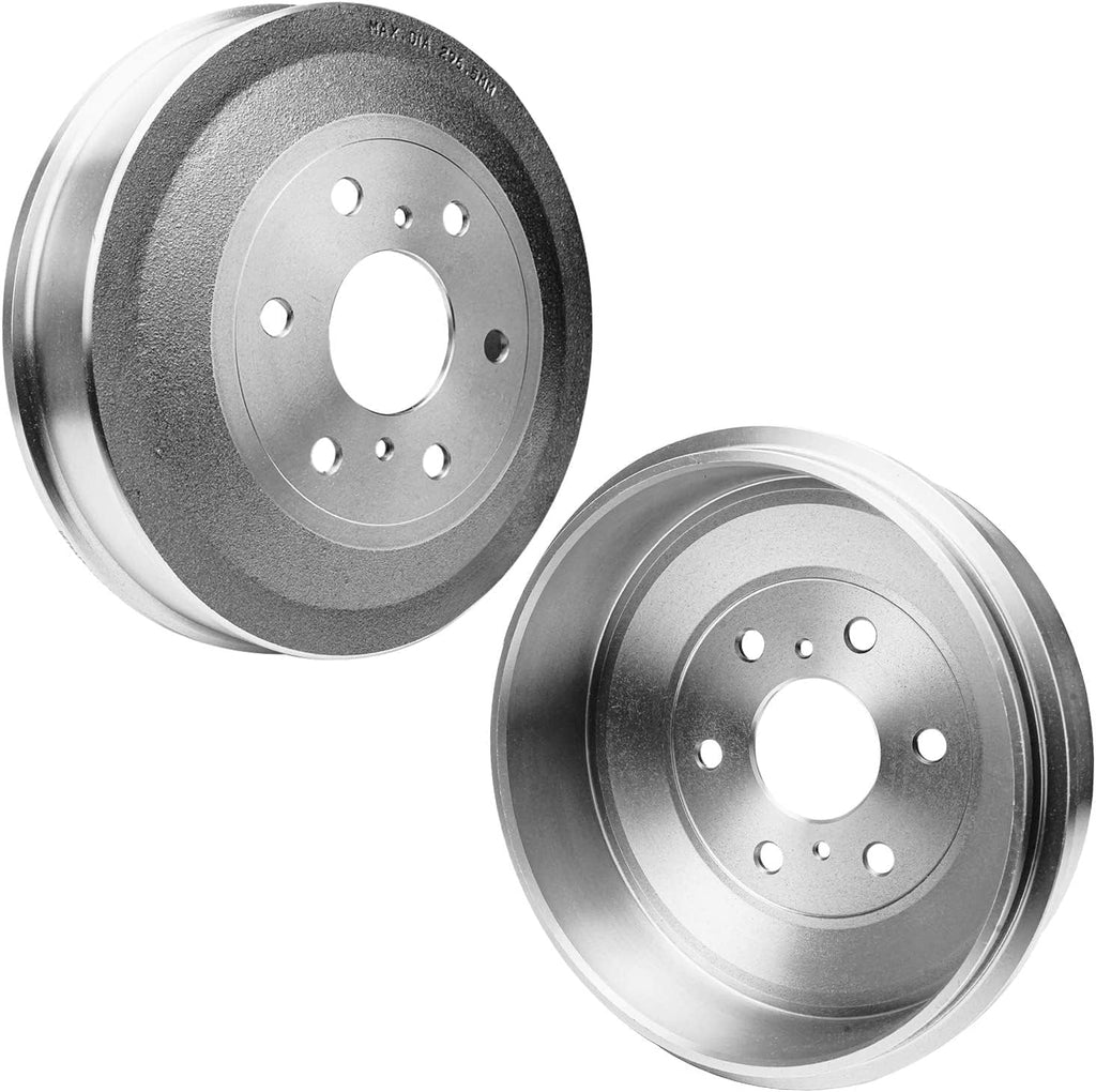 Detroit Axle - Front Brake Kit for 09-13 Silverado Sierra 1500 GMC Chevy, Sway Bars Lower Ball Joints Disc Brake Rotors Ceramic Brake Pads Rear Brake Drums Brake Shoes Replacement