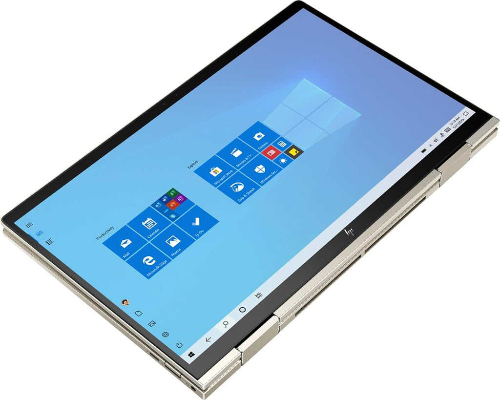 HP Envy x360 2-in-1 13.3' FHD IPS Touchscreen Laptop Intel Evo Platform 11th Gen Core i7-1165G7 8GB Memory 512GB SSD Pale Gold - Backlit Keyboard -Fingerprint Reader -Thunderbolt (Renewed)