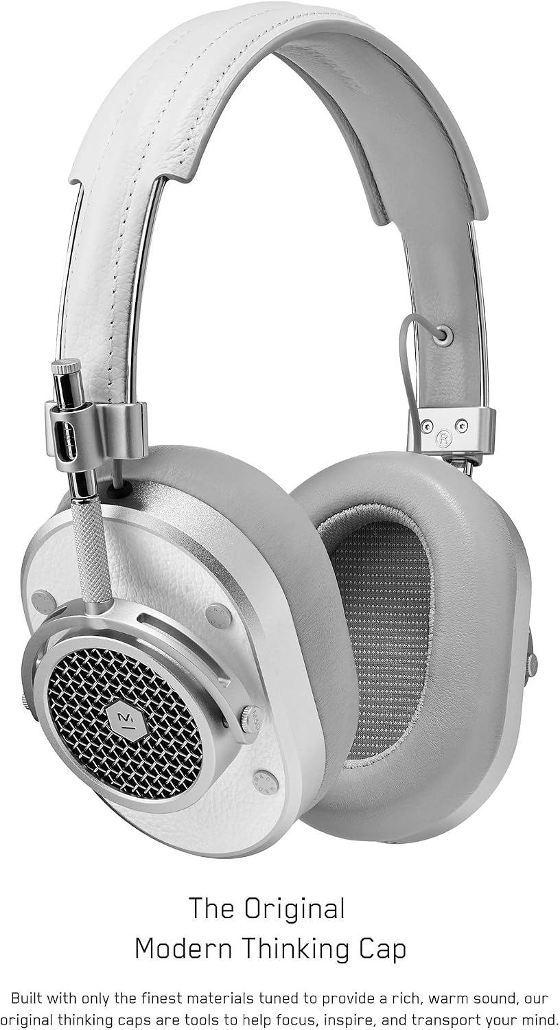 Master & Dynamic MH40 Over-Ear Headphones with Wire - Noise Isolating with Mic Recording Studio Headphones with Superior Sound