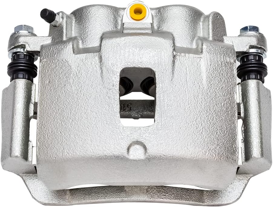 Detroit Axle - Rear Disc Rotors Brake Pads Right Caliper Replacement for 2006-2019 Chevy GMC Express Savana 2500 3500