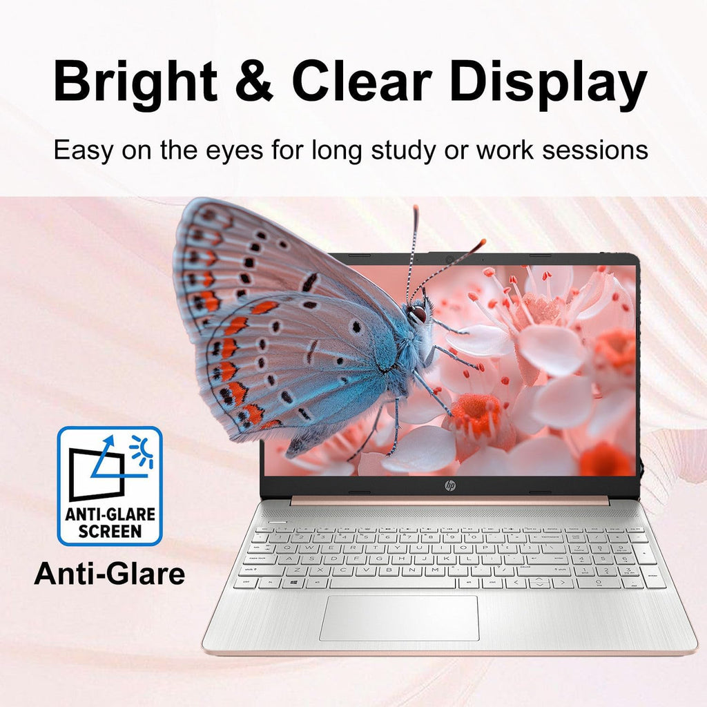 HP 15.6' Laptop Computer for Business & Student | AMD High-Performance CPU | 8GB RAM | 512GB SSD| Up to 9 Hours Battery Life | Fast Wi-Fi & Bluetooth | WOWPC USB