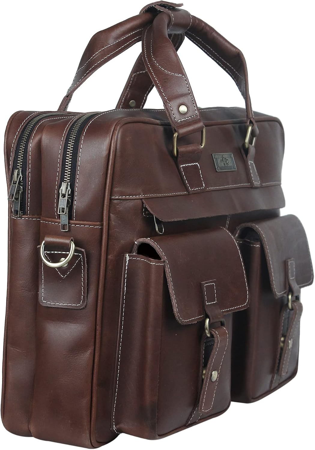 Genuine Leather briefcases for men 17 inches computer bag for mens | Laptop bag, Work bag, Business and Office Bag