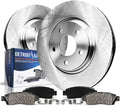 Detroit Axle - Front Brake Kit for 2018-2023 Subaru Crosstrek 2017-2023 Impreza, Disc Brake Rotors Ceramic Brakes Pads with Hardware Replacement : 11.56' inch Rotors