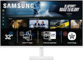 Samsung 32' Smart Monitor M7 (M70F) 4K UHD Display, Samsung Vision AI, Smart TV Apps, Gaming Hub, USB-C, HDMI and USB-A, White, LS32FM703UNXZA, 2025 (Renewed)