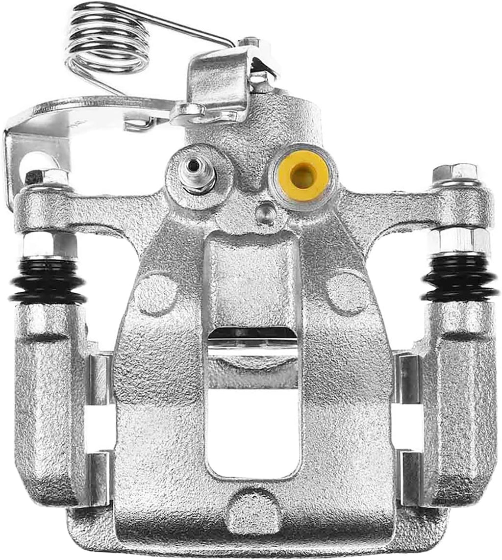 Detroit Axle - 2pc Rear Brake Calipers for 2012-2017 Kia Rio Disc Brake Calipers with Brackets 2013 2014 2015 2016 Replacement