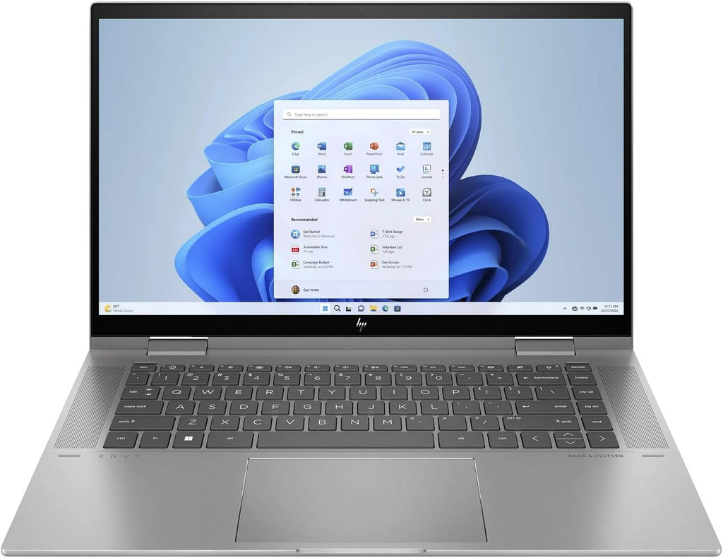 HP Envy x360 2-in-1 2024 Business Laptop 15.6' FHD IPS Touchscreen 12-Core Intel Ultra 7 155U 32GB DDR5 512GB SSD Intel Graphics Thunderbolt 4 Wi-Fi 6E Backlit Keyboard Win11 Pro w/ONT 32GB USB