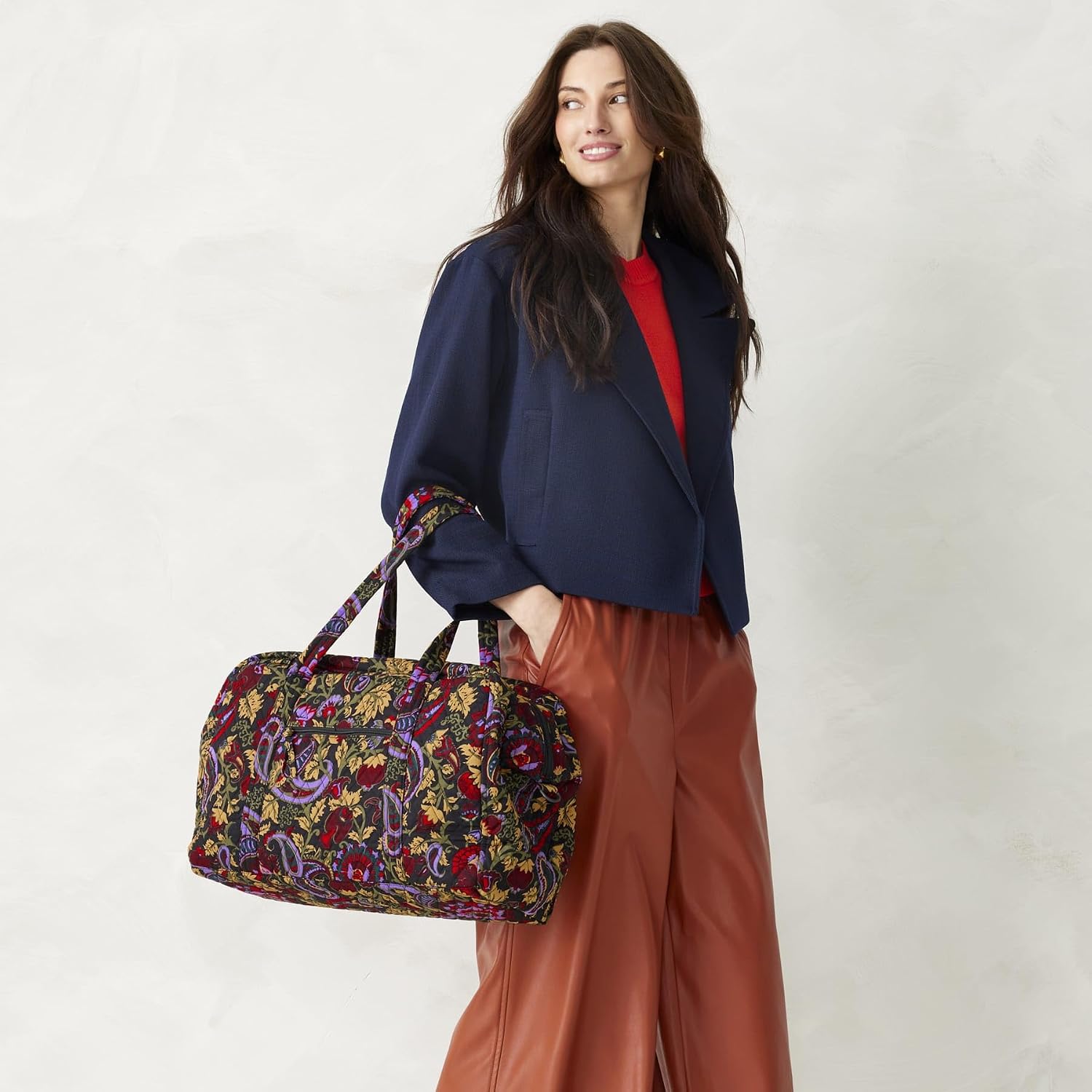 Vera Bradley Women's Miramar Weekender Travel Bag - Premium Cotton