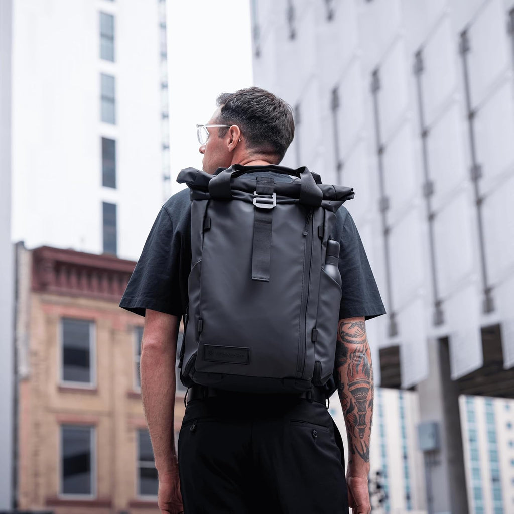 WANDRD All New PRVKE EDC Backpack: Everyday Carry Travel Backpack with Quick Laptop Access, Rolltop Expansion