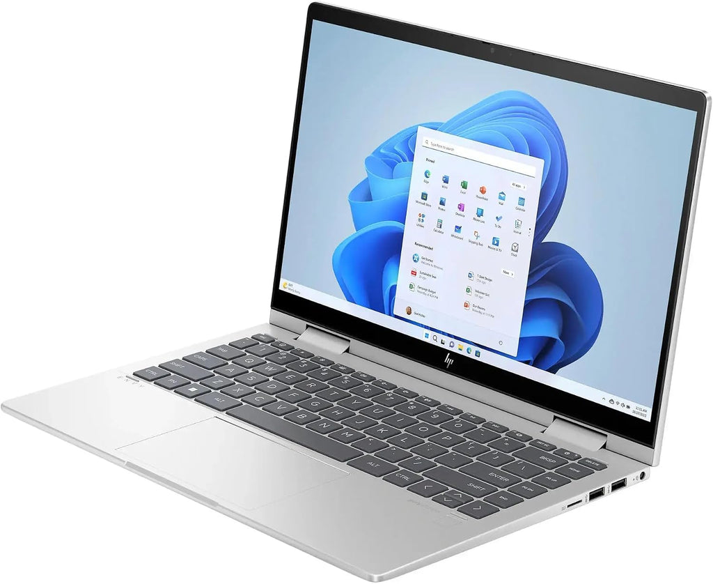 HP Envy x360 2-in-1 14 2024 Business Laptop 14' FHD IPS Touchscreen 10-Core Intel 5 120U 8GB DDR4 512GB SSD Intel Graphics Wi-Fi 6E Backlit Keyboard Fingerprint Win11 Pro w/ONT 32GB USB