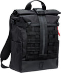 Chrome Industries Barrage 18L Black XRF Reflective Roll-Top Backpack – Water Resistant Bag for Work, School, Travel – Features Cargo Net & Laptop Pocket