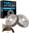 TRQ Rear Brake Pads & Rotors Kit Compatible with 2009-2019 Toyota Corolla