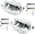 BDELI Front Brake Calipers Replace for 1999-2004 Chevy Silverado 1500, 2000-2006 Tahoe, 1999-2004 GMC Sierra 1500, 4.3/4.8/5.3/6L, with Bracket: 18B4728+18B4729, 25848000+25848001