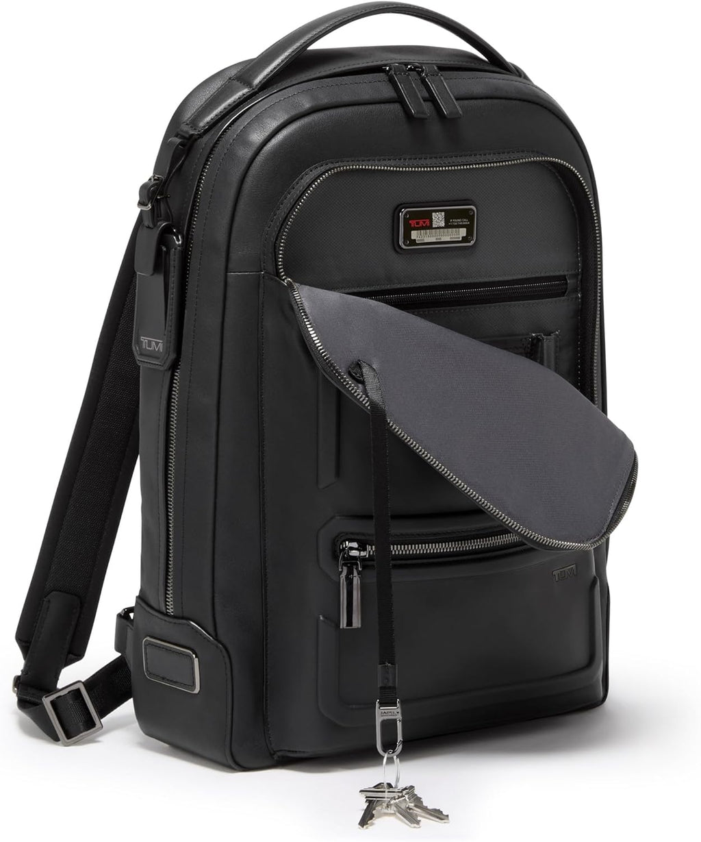 Tumi Mens Bradner Backpack Black/Bombe One Size