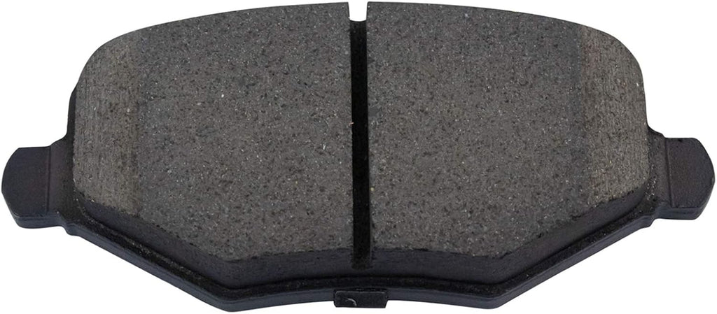 TRQ Performance Rear Brake Pad and Rotor Set Ceramic Solid Rotors Calipers Compatible with 2013 Dodge Journey