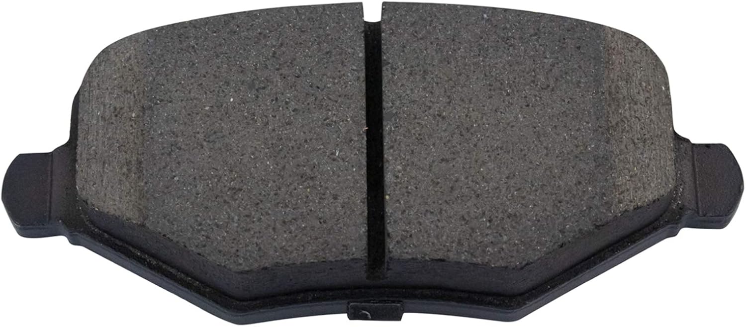 TRQ Performance Rear Brake Pad and Rotor Set Ceramic Solid Rotors Calipers Compatible with 2013 Dodge Journey