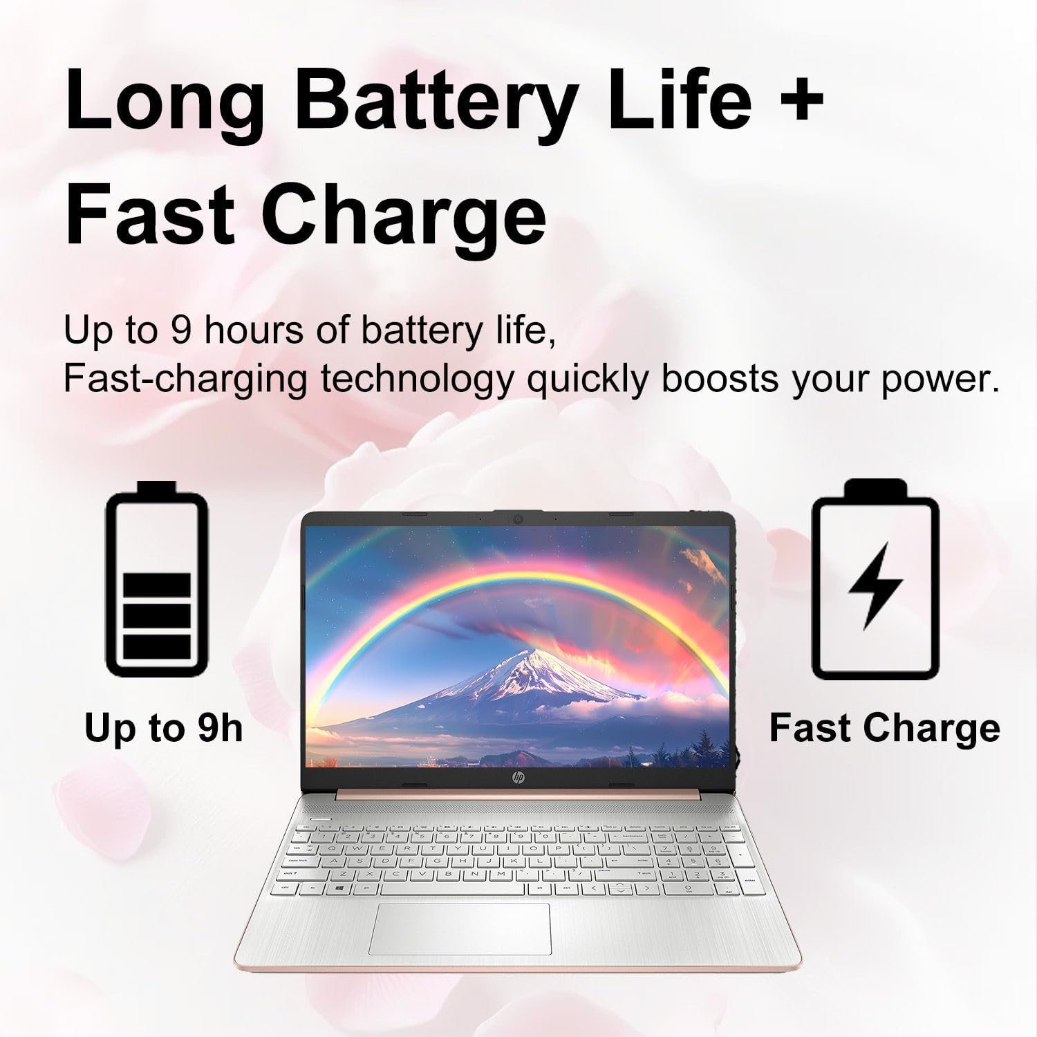 HP 15.6' Laptop Computer for Business & Student | AMD High-Performance CPU | 16GB RAM | 1TB SSD| Up to 9 Hours Battery Life | Fast Wi-Fi & Bluetooth | WOWPC USB