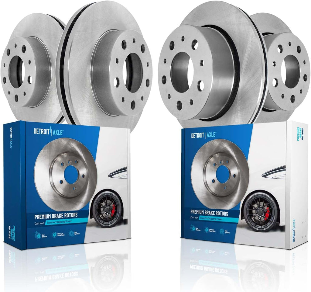 Detroit Axle - Brake Rotors for 2014-2021 Ram ProMaster 2500 3500 1500 Disc Brake Rotors 2015 2016 2017 2018 2019 2020 Replacement : 11.81' inch Front and Rear Rotor
