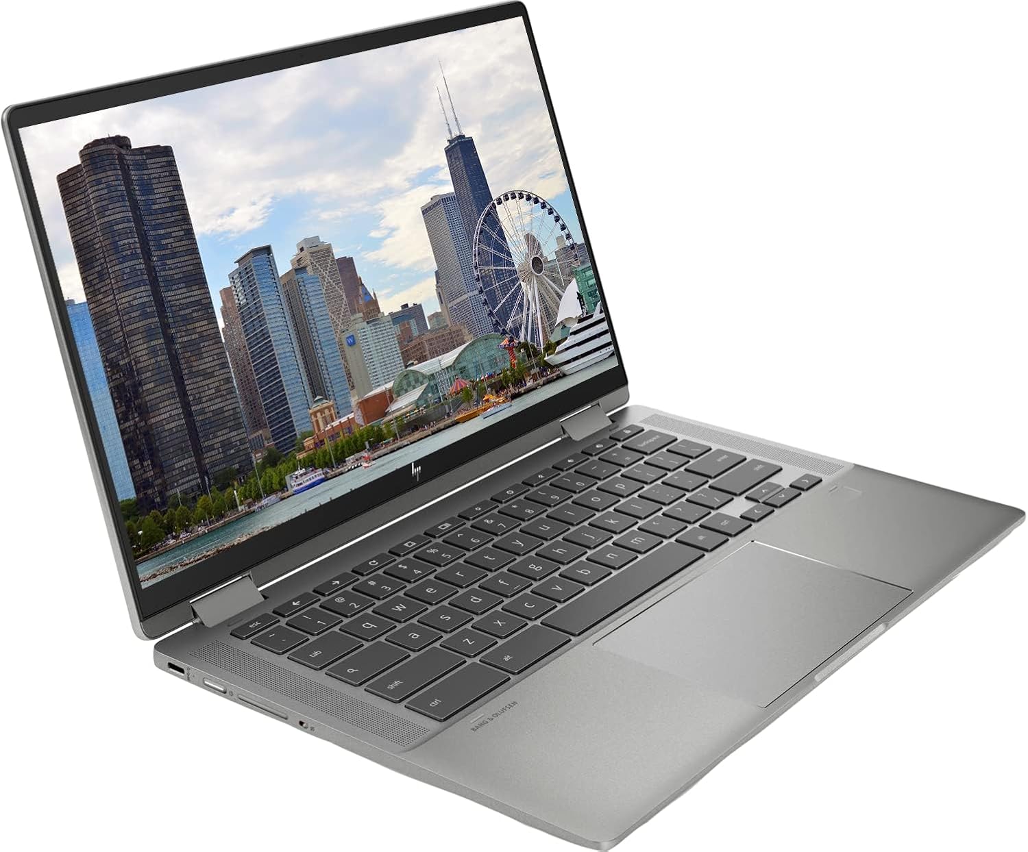 HP 2023 Convertible 2-in-1 Chromebook, 14' FHD IPS Touchscreen, Intel 11th i3 Processor Up to 4.0GHz, 8GB Ram, 128GB SSD, Fingerprint Reader, Super-Fast 6th Gen WiFi, Chrome OS, Dale Gray(Renewed)