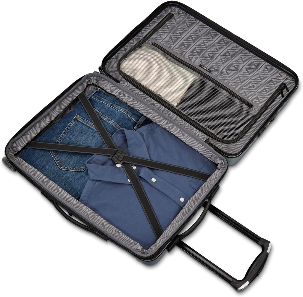 Samsonite Omni 2 PRO Hardside Expandable Luggage with Spinners, Nova Teal, Carry-on