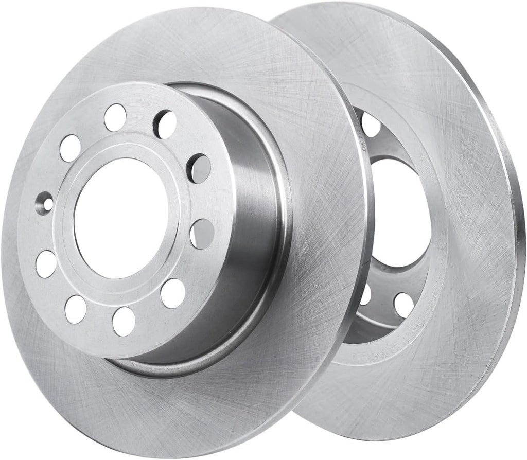 Detroit Axle - 2.0L Brake Kit for Volkswagen Jetta 2012 2013, Disc Brake Rotors Ceramic Brakes Pads Replacement : 11.02' inch Front and 9.96' inch Rear Rotors