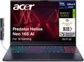acer Predator Helios Neo 16S AI Gaming Laptop 16.0' 240Hz OLED WQXGA (Intel Ultra 9-275HX, GeForce RTX 5060 8GB, 64GB DDR5, 1TB PCIe SSD, Thunderbolt 4, Copilot, Win 11 Pro) w/Dockztorm Hub