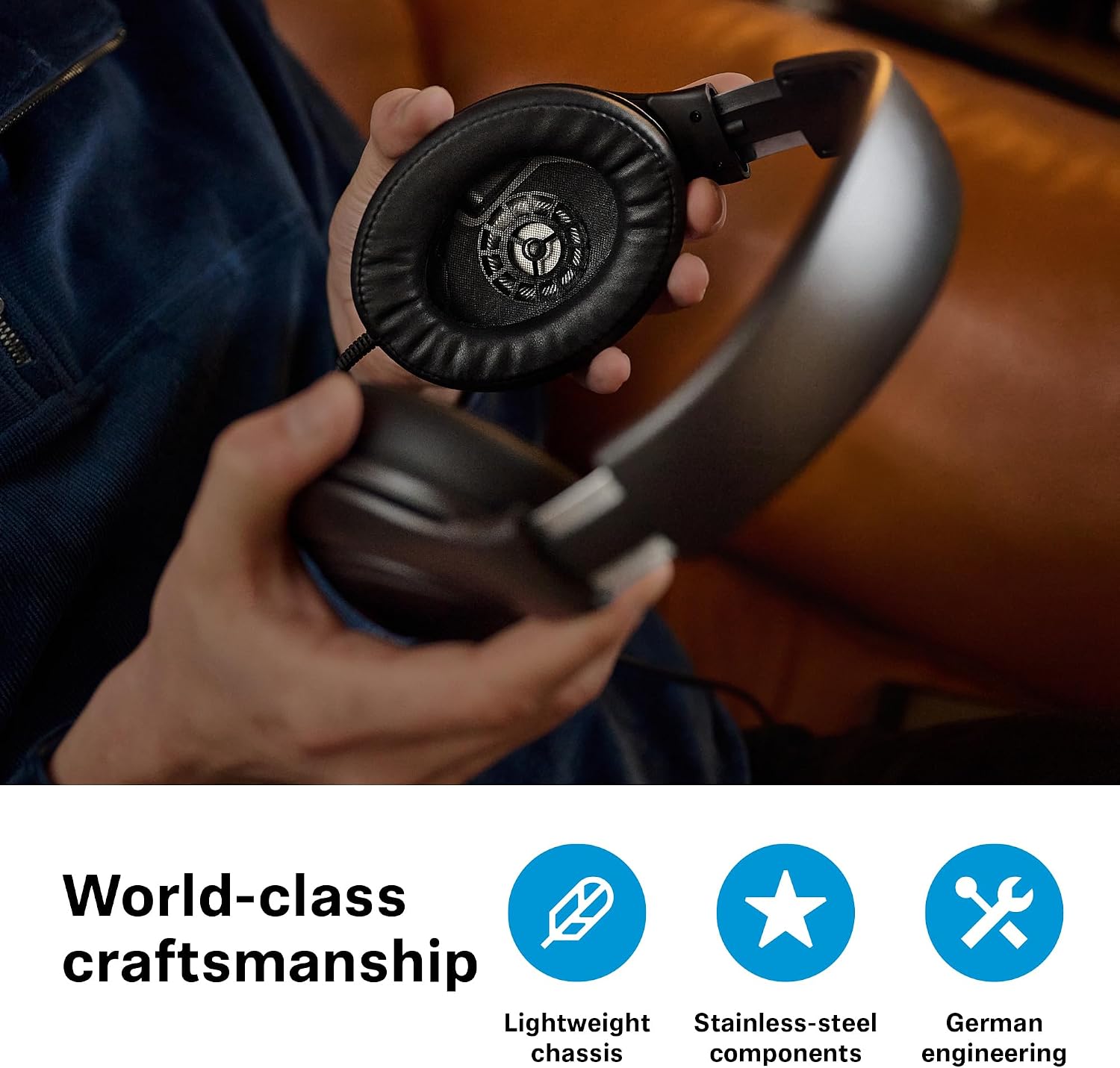 Sennheiser HD 620S Closed-Back Headphones, Speaker-Like Spatial Imaging and Optimized Surround for Immersive Listening - Wired, Black (Renewed)