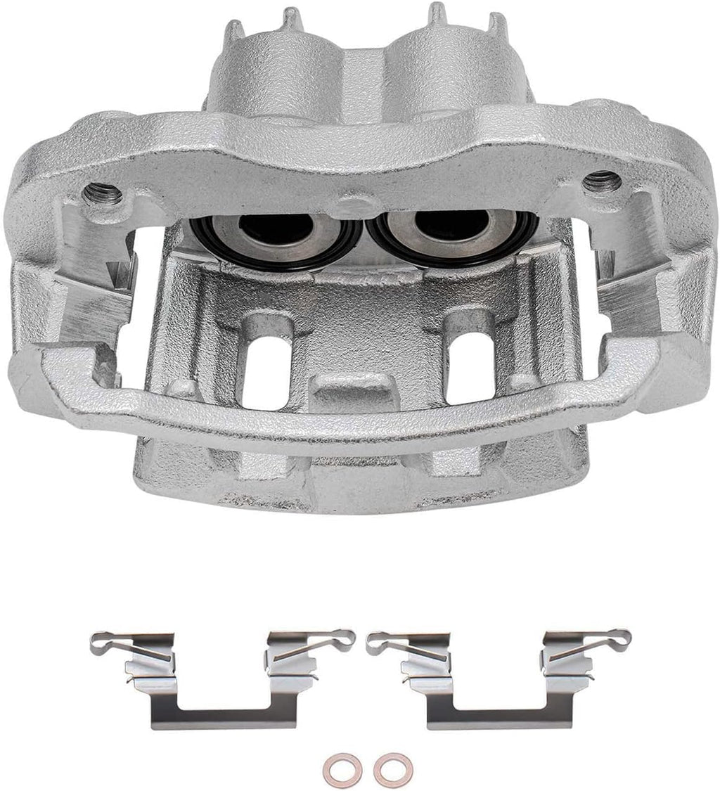 Detroit Axle - Rear Brake Kit for 00-04 Ford F-250 Super Duty F-350, 00-05 Excursion, Disc Brake Rotors Ceramic Brake Pads Brake Caliper 2000 2001 2002 2003 2004 2005 Replacement