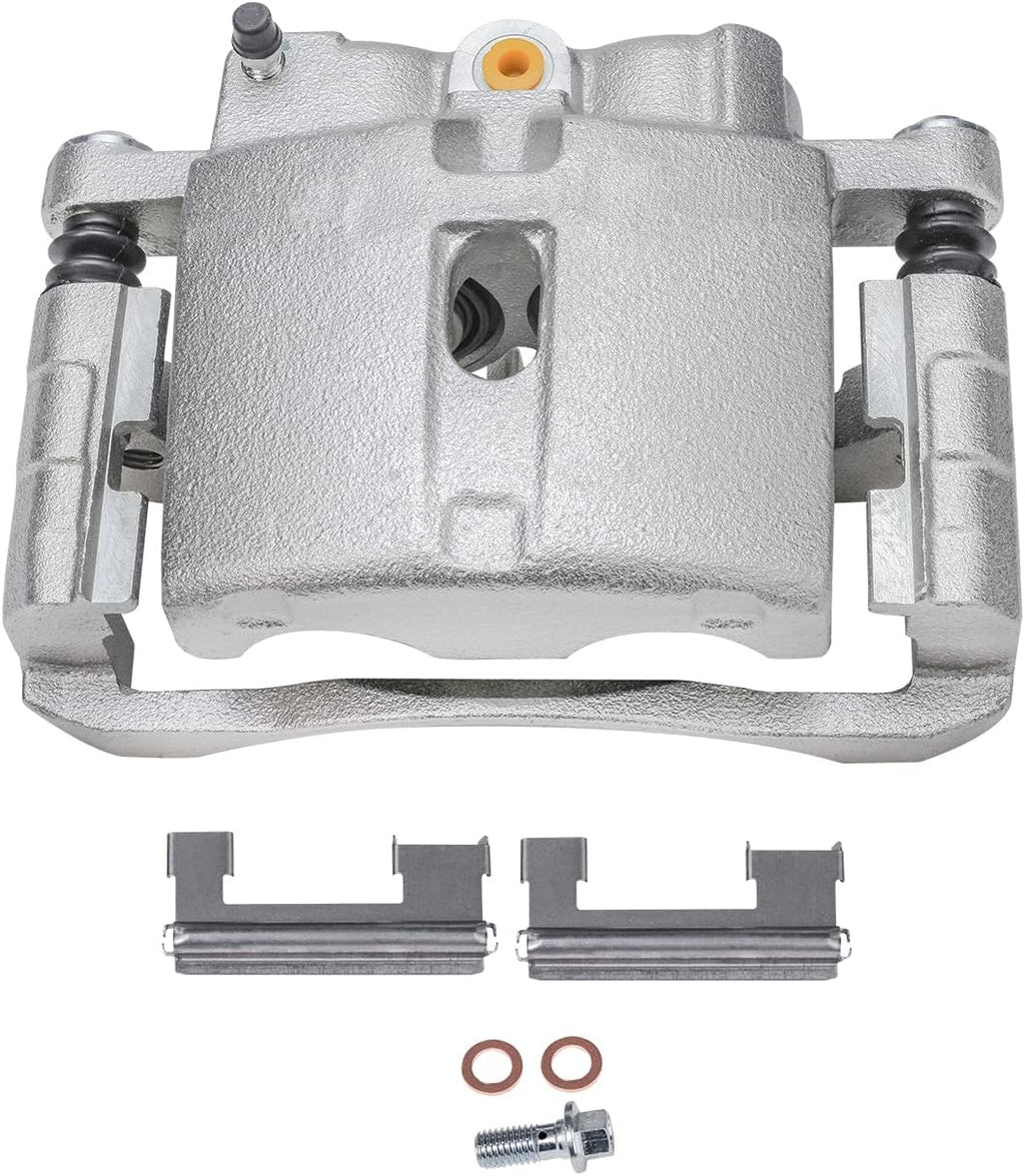 Detroit Axle - Front Brake Kit for Chevy GMC Silverado Sierra Savana Express 1500 Safari Cadillac Escalade, Disc Brake Rotors Ceramic Brake Pads Left Brake Caliper Replacement : 12'' inch Rotorcs