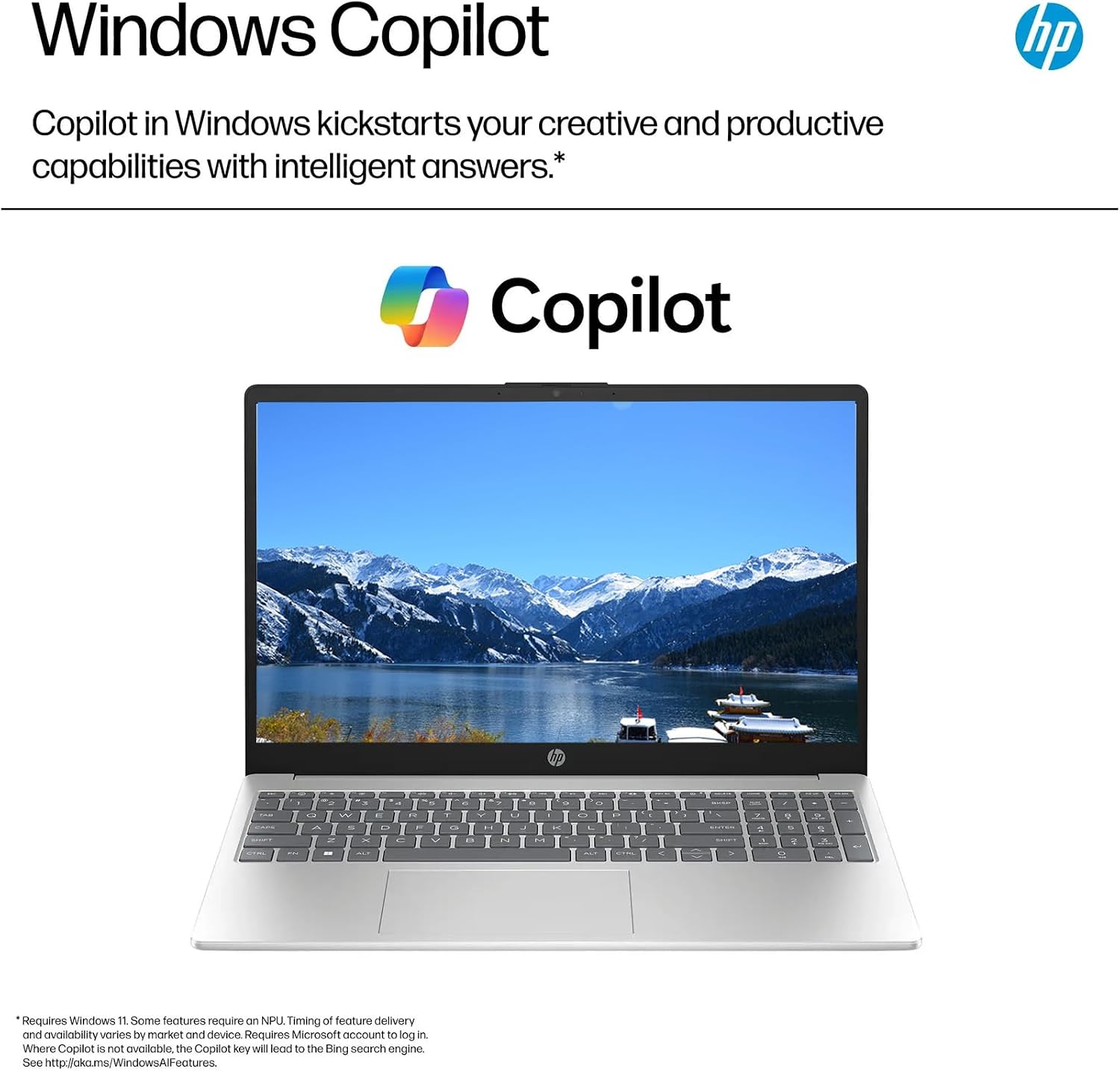 HP AI-Powered Laptop | 15.6' HD Touchscreen with Webcam & Mic Computer | 16GB RAM|512GB SSD & 128GB Portable SSD | Intel Core i3 1215U | Wi-Fi 6E | Copilot Ready| Ultra Light | Windows 11 | RK Bundle