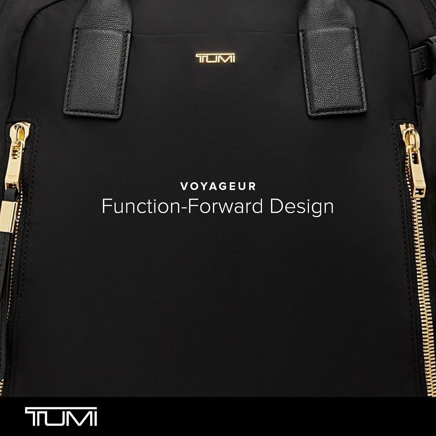 TUMI - Voyageur Atlanta Backpack - Travel Backpack for Women - For Business, Commute - Holds Up to 17' Laptop - Black - Gold Hardware