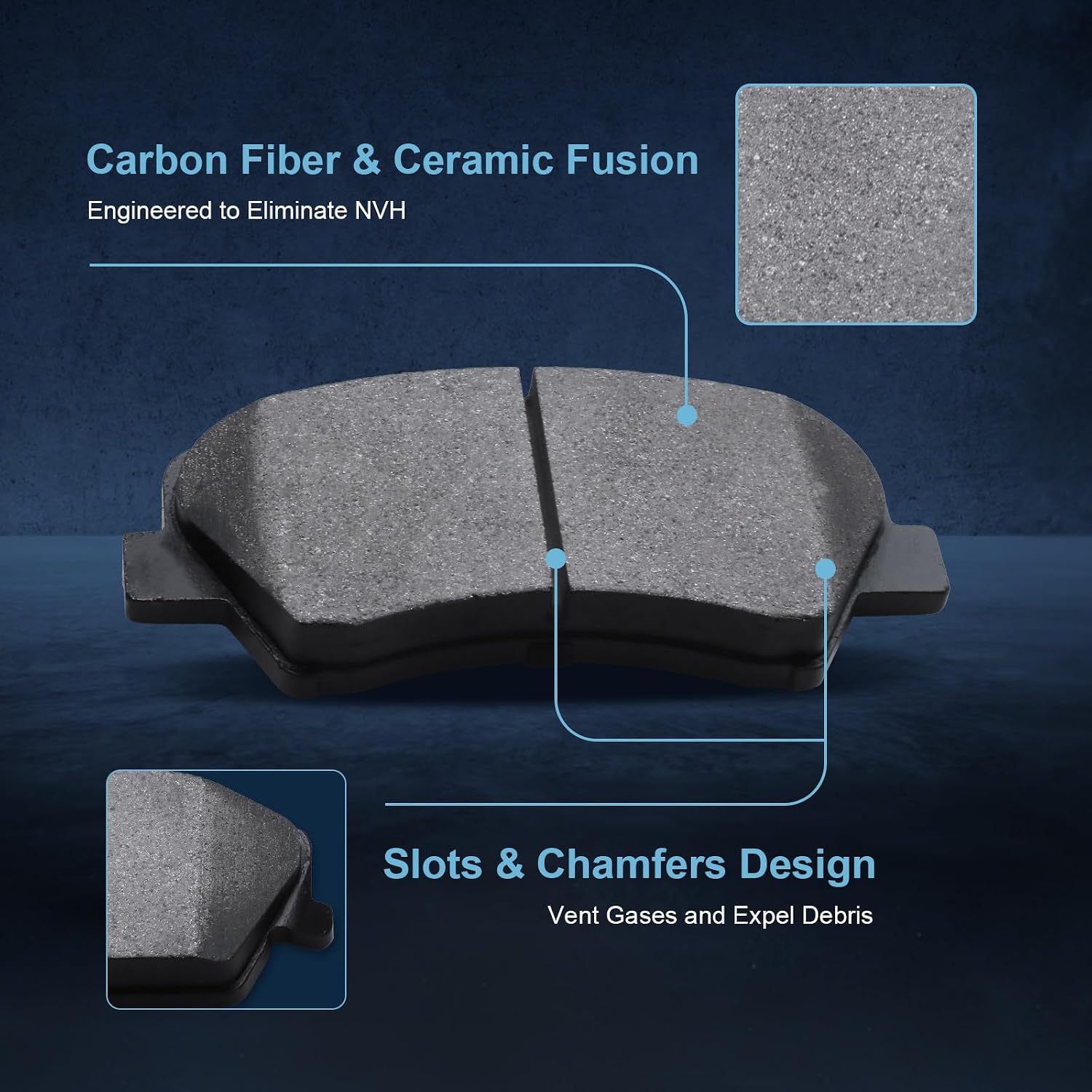 Front & Rear Disc Brake Rotors & Ceramic Brake Pads Kit Fit for Hyundai 11-16 Elantra, 13-16 Elantra GT, 12-15 Veloster; for Kia 14-16 Forte, 14-16 Forte Koup/Forte5#31584 31603 D1543 D1544
